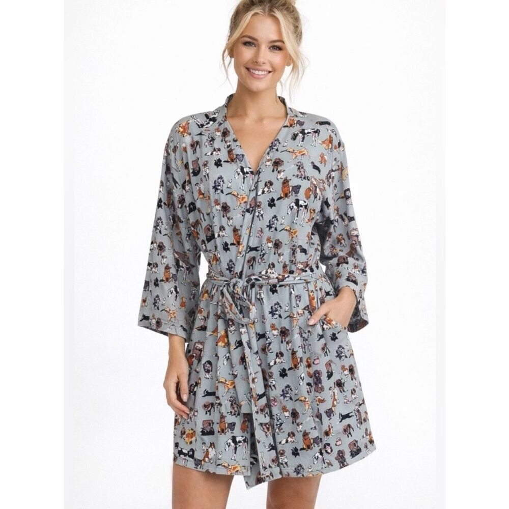 Vera Bradley NWT Dog Print Robe XL